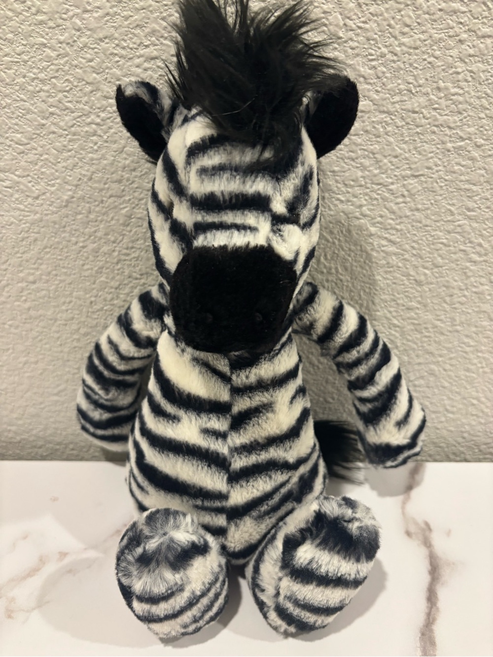 Jellycat Black and White Zebra Plush - Picture 2 of 11